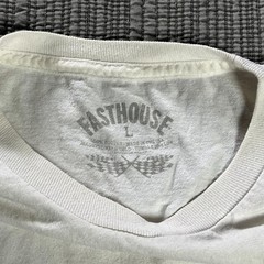 Vintage Elrod Racing Fasthouse LA County T-Shirt White Large Men’s Moto Graphic