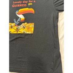 Guinness Mens Black Toucan Graphic T-Shirt Lovely Day For A Guinness Relaxed L