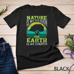 Native American Day Nature Is My Religion Earth Is My Church Unisex T-shirt