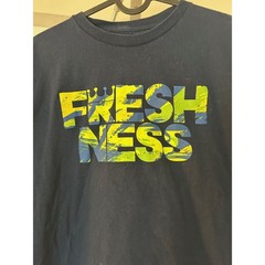 Adidas Mens XL Navy Blue Freshness Graphic T Shirt Short Sleeve Crew Neck Cotton
