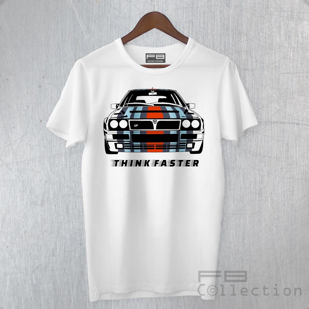 Lancia Delta HF Martini Montecarlo Evolution Rally Tribute T-Shirt