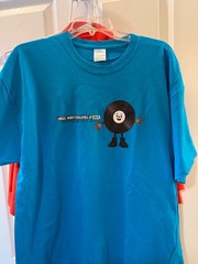 T-Shirt: Keep the Vinyl Alive Ocean Blue T-shirts: Big Boy sizes Large – 6x