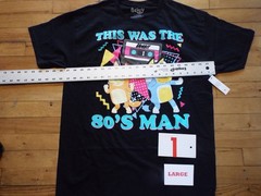 BLUEY 80 S BANDIT TEE ” It’s The 80’S Man”