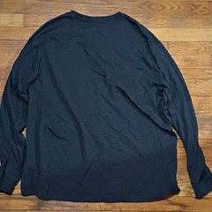 Carhartt Men’s XL T-Shirt Carbon Heather Long Sleeve Loose Fit Logo TK0231-M