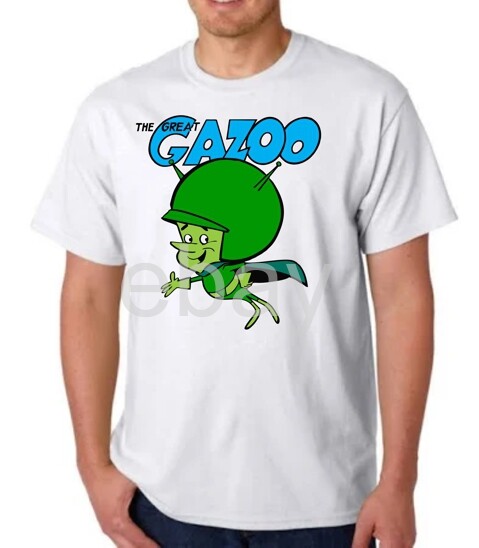 THE GREAT GAZOO FLINTSTONES T-Shirt HANNA BARBERA TEE CARTOON