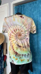 NEW Spiral Ice Tie Dye T-Shirt, Unisex L SS, Pastels