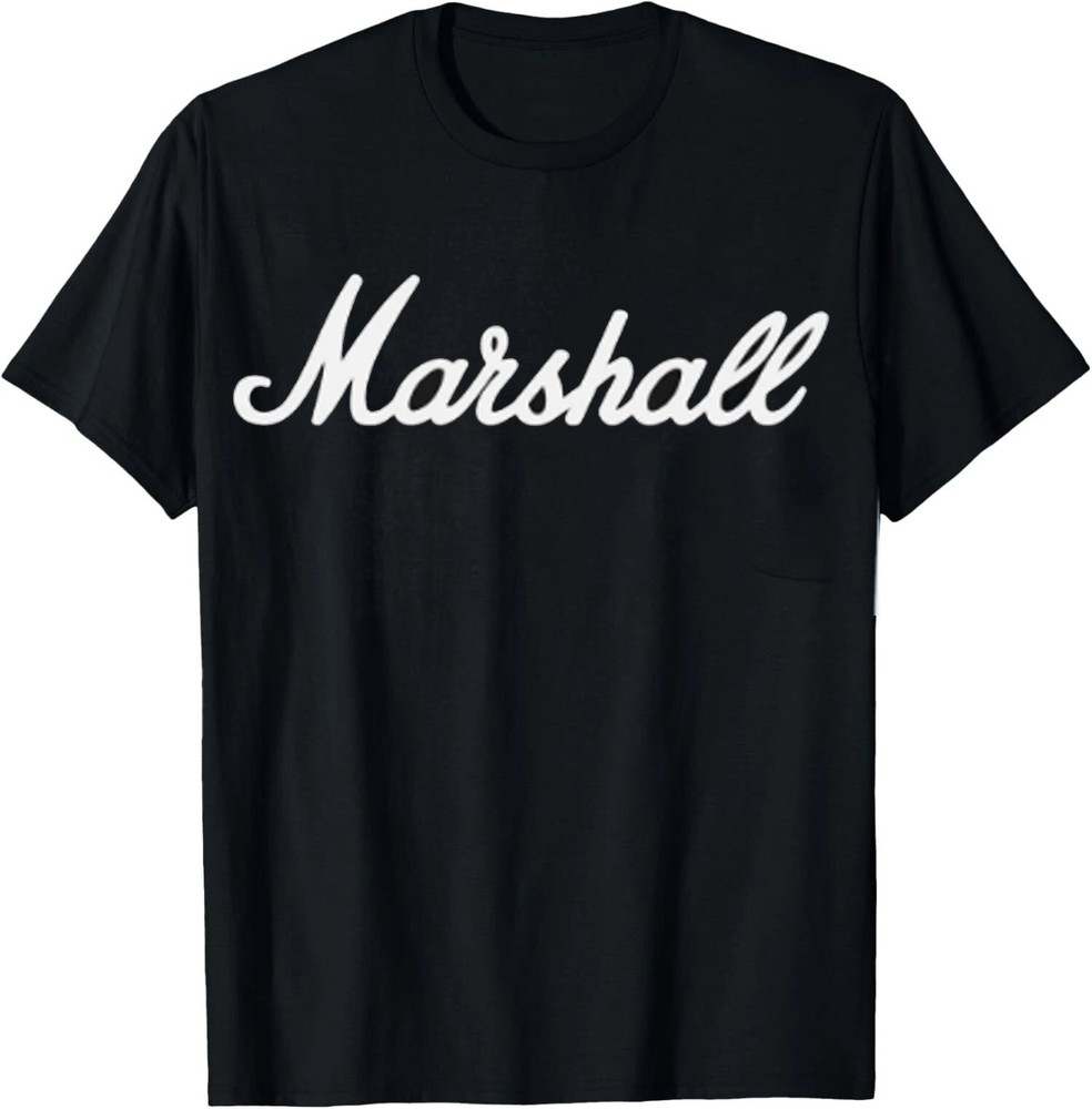 MARSHALL AMPLIFICATION T-SHIRT Music Shirt Tee Amps Cabs Logo Guitar Speakers