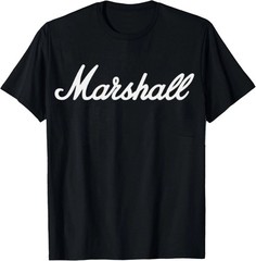 MARSHALL AMPLIFICATION T-SHIRT Music Shirt Tee Amps Cabs Logo Guitar Speakers