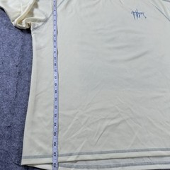 Guy Harvey Champion Double Dry Yellow Long Sleeve Marlin Shirt Men’s XL