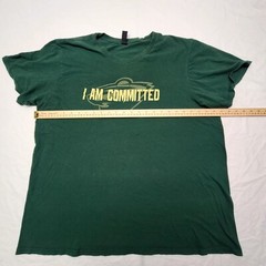 Minnesota Wilds I Am Committed The Comcert Tee District Green 2XL Pre-shrunk