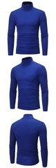 Men’s Long Sleeve Mock Neck Base Layer Shirts Winter Thermal Tops Undershirt