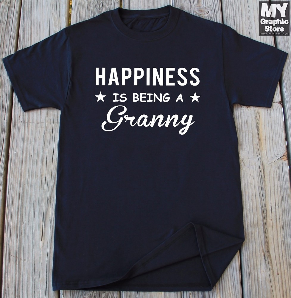 Granny T-Shirt New Grandma Birthday Christmas Mothers Day Gift Being Nana Gigi