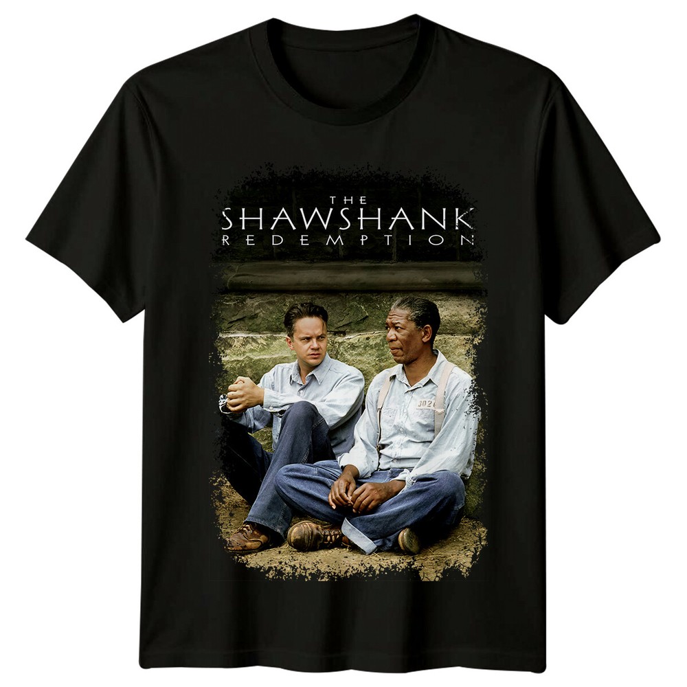The Shawshank Redemption (1994) Movie Poster Inspired T-Shirt Retro 90s Tee