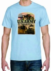 Adult DryBlend® T-Shirt – ( US ARMY – AMERICAN PRIDE / MILITARY )