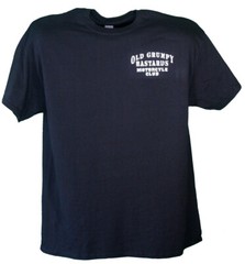 Old Grumpy Bastards Motorcycle Club T-Shirt Rebel Outlaw Biker Tee