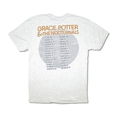 Men’s Grace Potter And The Nocturnals Bull Tour Super Soft Tee T-shirt Medium