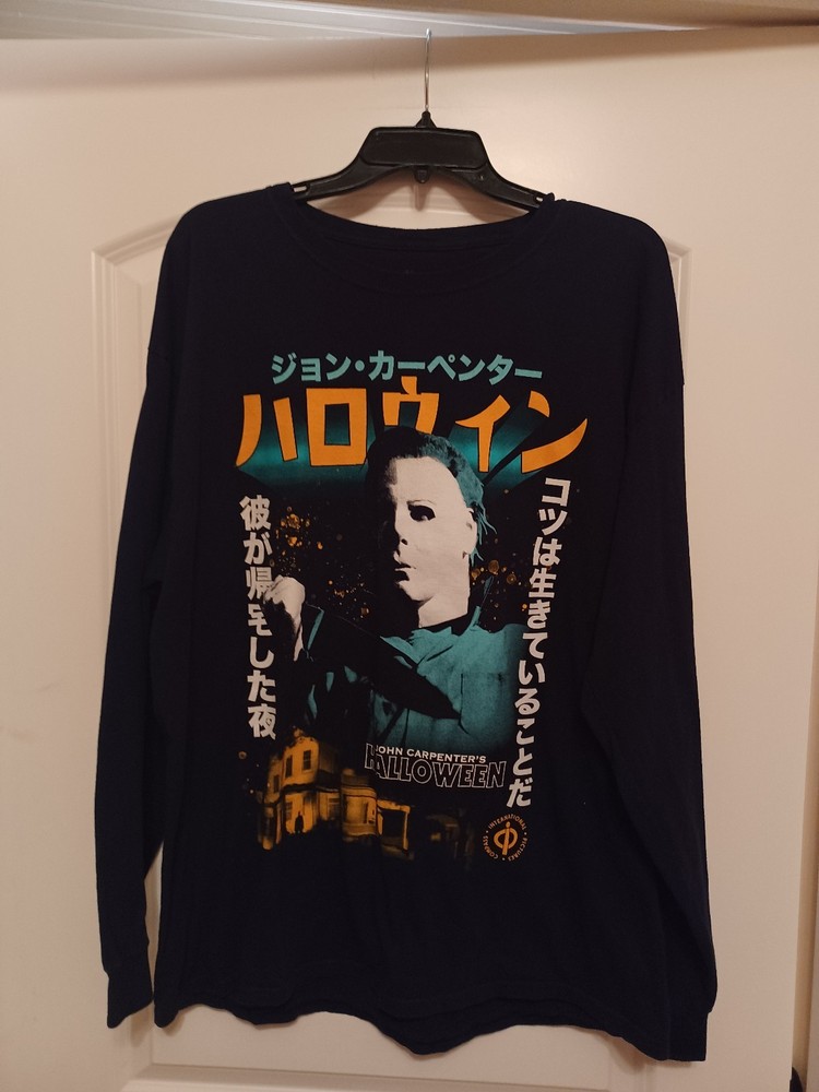 John Carpenters Halloween Michael Myers Ripple Junction Graphic Long Sleeve 2XL