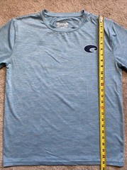 Costa UPF 40+ Long Sleeve Performance Fishing Shirt BLUE MEDIUM / SMALL MSRP $45