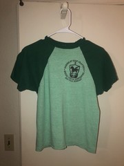 VTG 1970s U.S. Special Forces Chapter V GARDEN OF EDEN BAD TOLZ T-Shirt Two-Tone