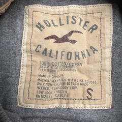 Hollister So Cal Graphic T Shirt Gray Bird Logo Short Sleeve Cotton Mens S