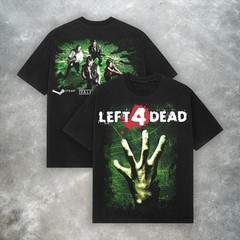 Left 4 Dead Valve Tee – Retro Y2K Zombie Shooter Video Game T-Shirt