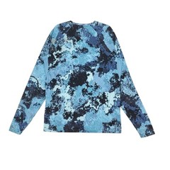 Firm Grip Shirt Mens M Blue Camouflage Long Sleeve Outdoors Workwear Lightweight