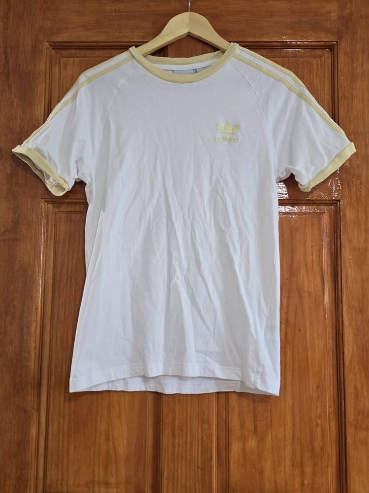 NWOT MENS ADIDAS ORIGINALS CALIFORNIA 3 STRIPES SHIRT ~SIZE MEDIUM RARE!