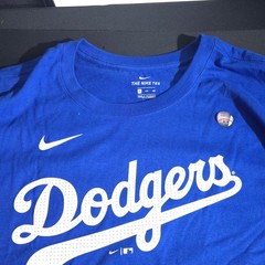 Nike Dodgers Freddie Freeman Men 4XL Blue 2025 World Series Champions TShirt NWT