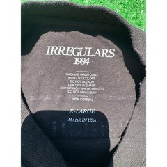 Irregulars 1984 Mens XL Black Skull Apocalypse Graphic T-Shirt Made in USA