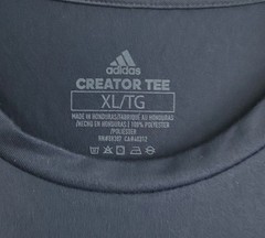 Adidas Creator Tee Men’s Size XL Navy Blue & White Logo Athletic Pullover