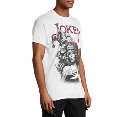 Joker Pin Sketch Mens White Shirt New S,M, XL