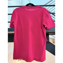 Boss Pink Graphic Crewneck T-Shirt with Silver Accent size S