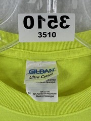 Vintage 80s 90s Mens Mountain Dew T Shirt 50/50 Yellow Neon Sz M