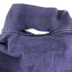 Vintage Dockers Long Sleeve Polo Shirt Large Purple Grunge Skate Distressed
