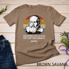 Thunderbolt lightning Galileo philosopher physics astronomy Unisex T-shirt
