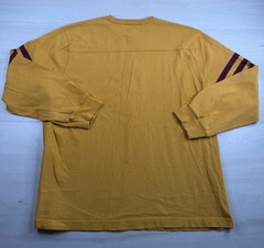 Vtg American Eagle Long Sleeve Rugby Football Shirt Heavy Cotton Y2K Mens XL