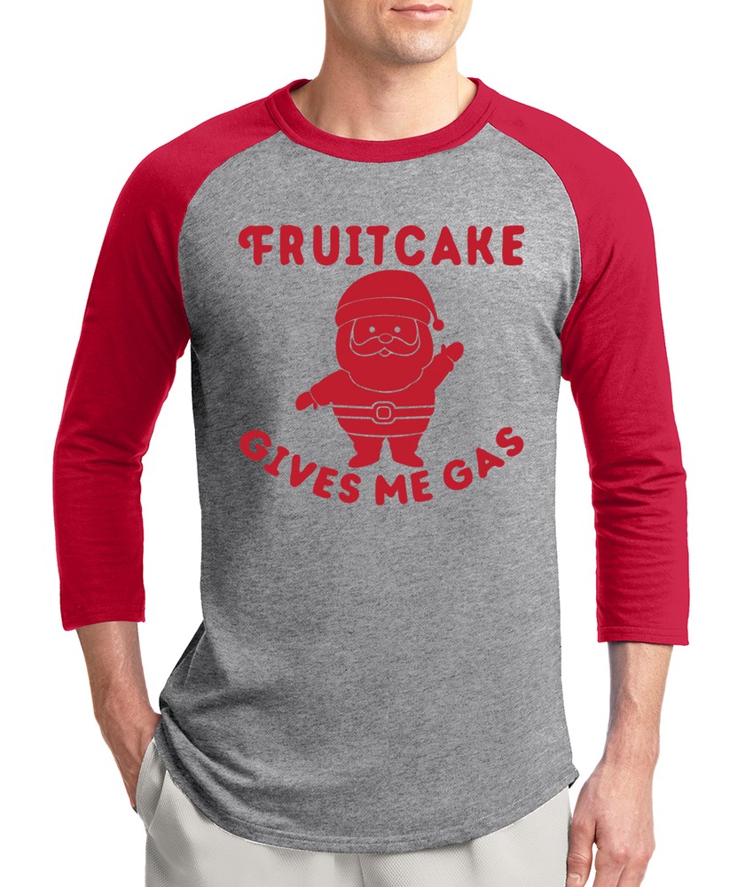 FRUITCAKE GIVES ME GAS funny Christmas present gift family holidays T-Shirt