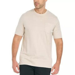 GREG NORMAN MEN’S COTTON T-SHIRT WITH CHEST POCKET MULTIPLE COLOR & SIZE NEW
