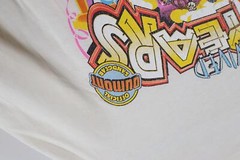 Vtg Y2K 2002 Streetwear Mens XL Thrashed Dumont New Years Fire Flames T-Shirt