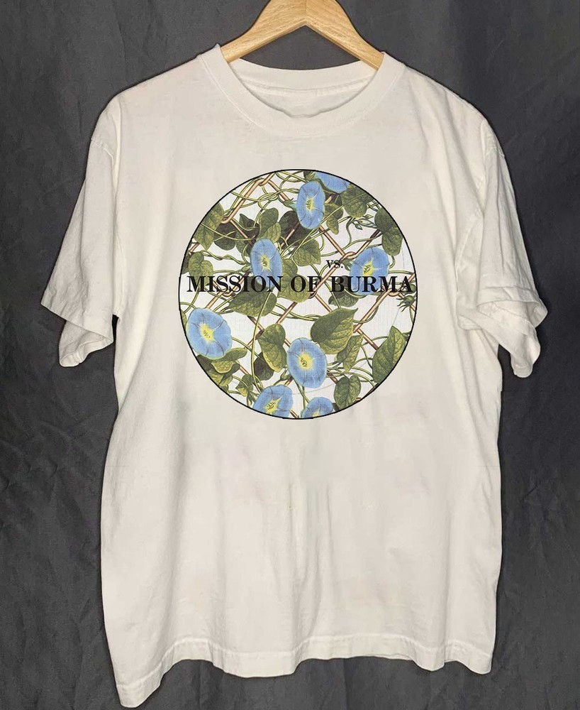 Vintage Mission of Burma Band White Shirt Unisex Concert S to 5XL CR437