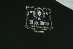 MINTY! USA US Army Fighting Spirit T-Shirt- 7.62 Design- Men’s Size LARGE Black