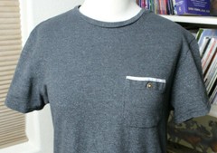 Craft Flow Mens Shirt Small Cotton Blend Pocket Charcoal Machine wash
