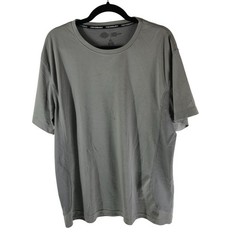 Dickies Mens Performance T Shirt Mesh Short Sleeve Crew Neck Gray XL