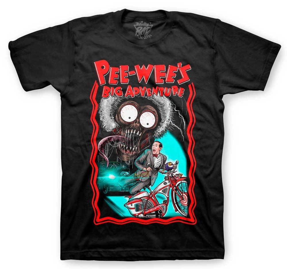 Pee wee’s big adventure tshirt reprint_ vintage movie tshirt