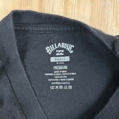 Billabong Premium T-shirt Men S Black Graphic Print Logo Surf Skate Distressed