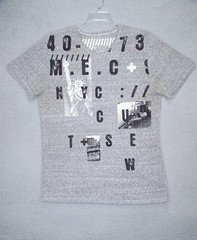Marc Ecko Shirt Adult Large Gray Graphic Lightweight Classic Casual Outdoor Mens