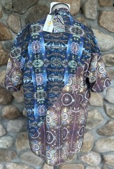 Earth & Skye The Vibe Collective Art to Wear Men’s Bohemian T-Shirt Size LG NWT