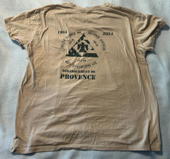 DELTA FORCE 80 EME BROWN 2XL XXL SHIRT SOL’S REGENT TAN 45TH DIVISION PROVENCE