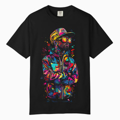 Mens Hip Hop Pop Art Graphic Tee, Comfort Colors T Shirt, Unisex Streetwear Tee