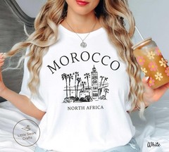 Morocco Shirt Travel Gift for North Africa Trip Lovers Souvenir Tee